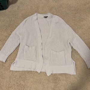 Wild Fable Soft Knit Light Gray Cardigan